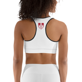 Asian Winter White Sports Bra - Seasons by Curtainfall