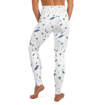 Kingfisher White Yoga Leggings - Hooked by Curtainfall