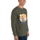 The Fisherman Unisex Long Sleeve Shirt - Hooked by Curtainfall