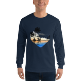 Tropical Paradise Unisex Long Sleeve Shirt - Hooked by Curtainfall