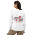 Asian Autumn Unisex Eco Sweatshirt - Seasons by Curtainfall