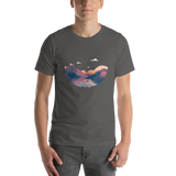 Cormorant Fishing Basic Unisex T-shirt - Hooked by Curtainfall