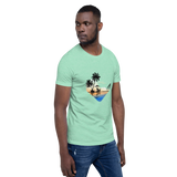 Tropical Paradise Basic Unisex T-shirt - Hooked by Curtainfall