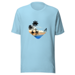 Tropical Paradise Basic Unisex T-shirt - Hooked by Curtainfall
