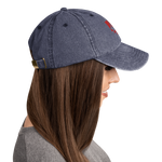 Embroidered Vintage Baseball Cap - Basic by Curtainfall