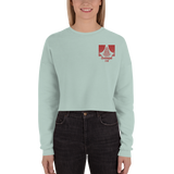 Embroidered Women's Cropped Sweatshirt - Basic by Curtainfall