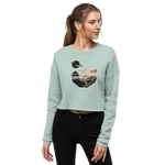 Serpentine Stream Women's Cropped Sweatshirt - Hooked by Curtainfall