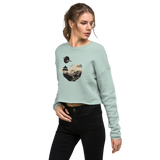 Serpentine Stream Women's Cropped Sweatshirt - Hooked by Curtainfall