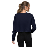 Embroidered Women's Cropped Sweatshirt - Basic by Curtainfall