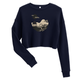 Serpentine Stream Women's Cropped Sweatshirt - Hooked by Curtainfall