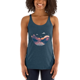 Cormorant Fishing Women's Racerback Tank Top - Hooked by Curtainfall