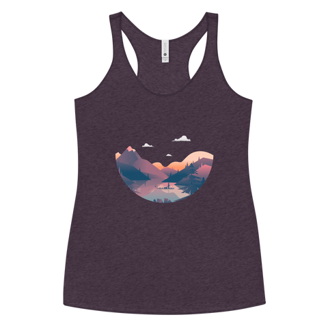 Cormorant Fishing Women's Racerback Tank Top - Hooked by Curtainfall