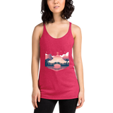 Asian Spring Women's Racerback Tank Top - Seasons by Curtainfall