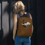 Serpentine Stream Brown Backpack - Hooked by Curtainfall