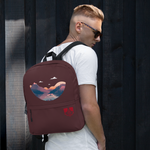 Cormorant Fishing Maroon Backpack - Hooked by Curtainfall