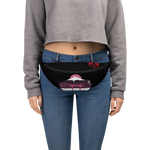Asian Winter Black Fanny Pack - Seasons by Curtainfall