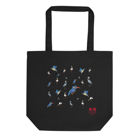 Kingfisher Eco Cotton Tote Bag - Hooked by Curtainfall