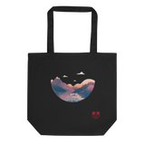 Cormorant Fishing Eco Cotton Tote Bag - Hooked by Curtainfall
