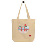 Asian Autumn Eco Cotton Tote Bag - Seasons by Curtainfall