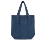 Asian Spring Organic Denim Tote Bag - Seasons by Curtainfall