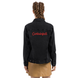 Embroidered Unisex Denim Jacket - Basic by Curtainfall
