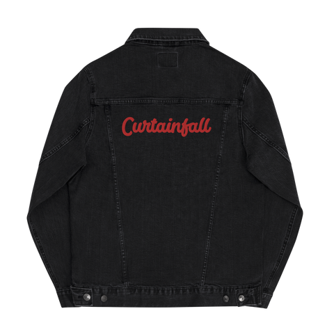 Embroidered Unisex Denim Jacket - Basic by Curtainfall